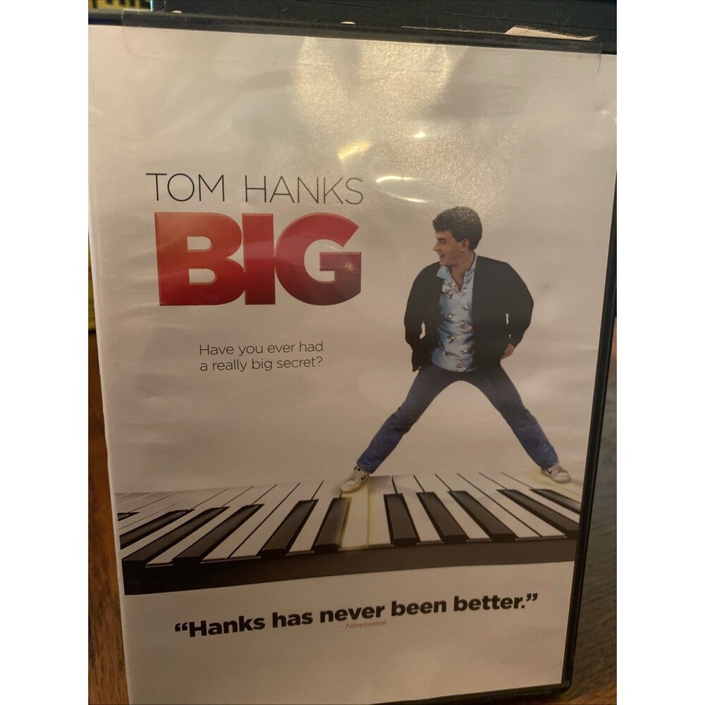 Big DVD, 1988 Tom HanksElizabeth Perkins Robert Loggia John Heard Penny Marshall
